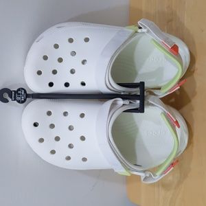 NWT Crocs 🐊🩴 White 🤍 Classic Hiker Clog w9/m7